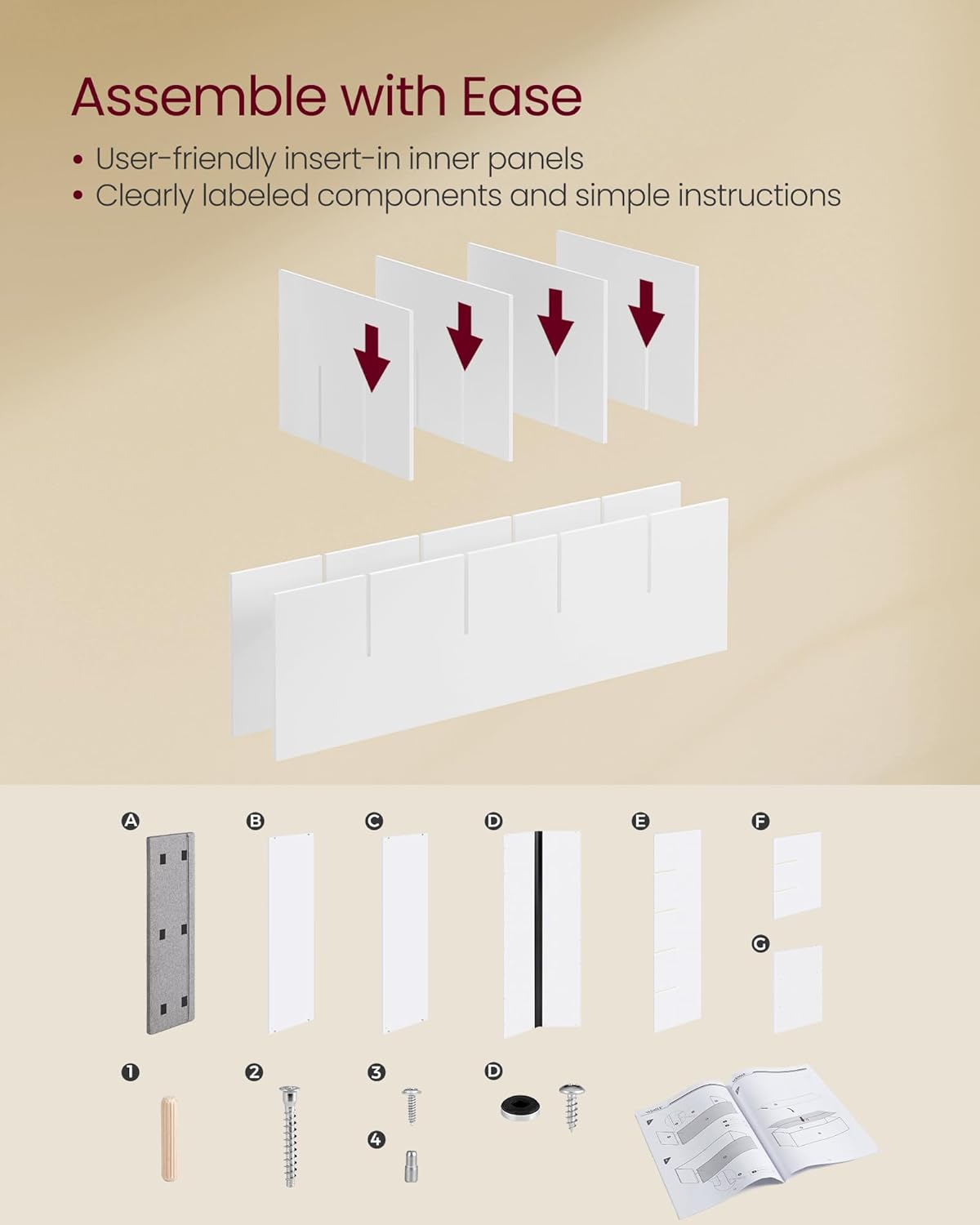 VASAGLE CUSTOS Collection - Shoe Bench, Storage Bench with Padded Seat, Entryway Bench with 15 Compartments, for Bedroom, 11.8 x 41.3 x 18.9 Inches, Cloud White and Dove Gray ULHS15WT